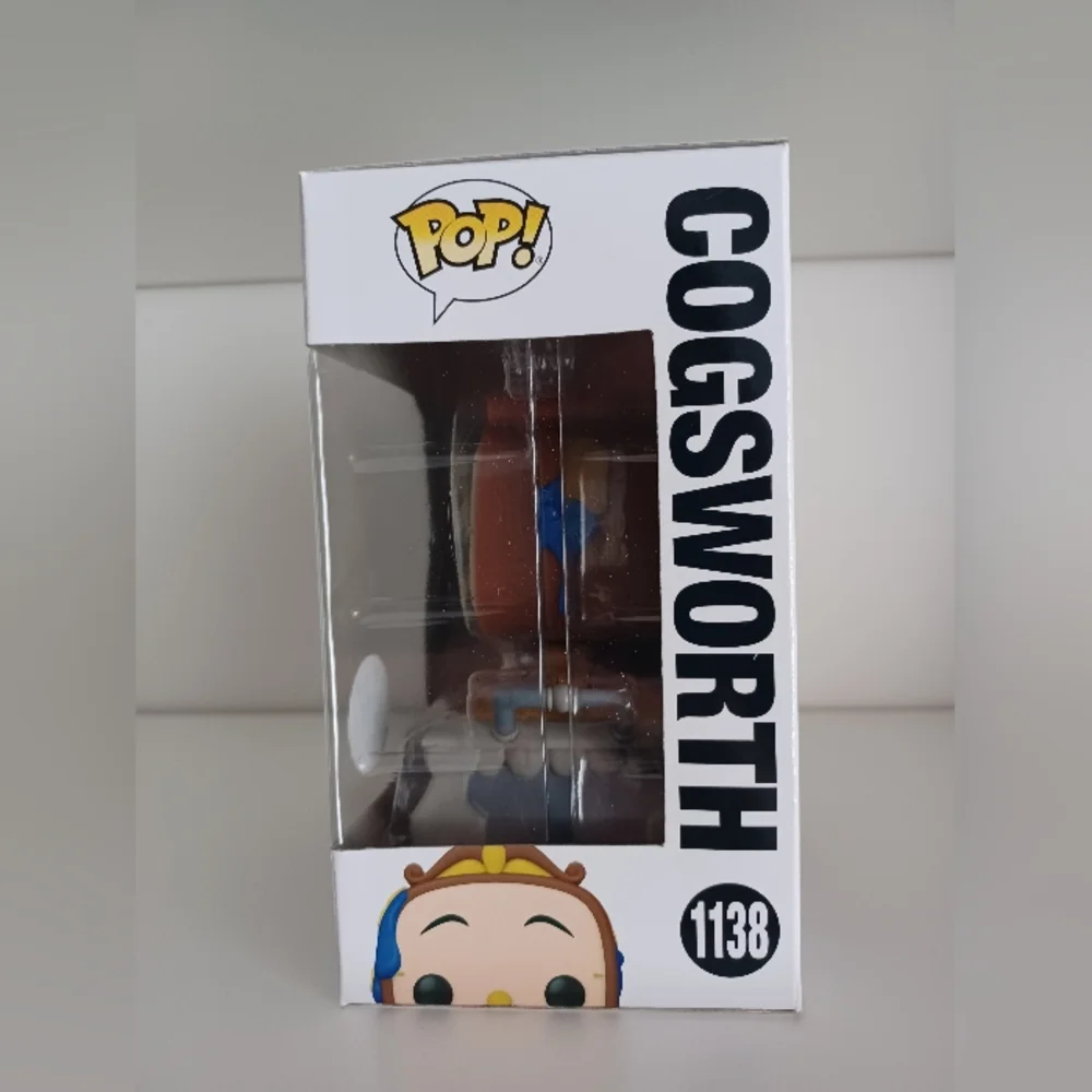 Disney Cogsworth From Beauty And The Beast 1138 Exclusive Vinyl Figure Funko Pop